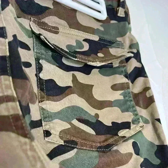 Nili Lotan Jenna Pants Coyote Brown Camouflage Size 4 - Picture 6 of 14